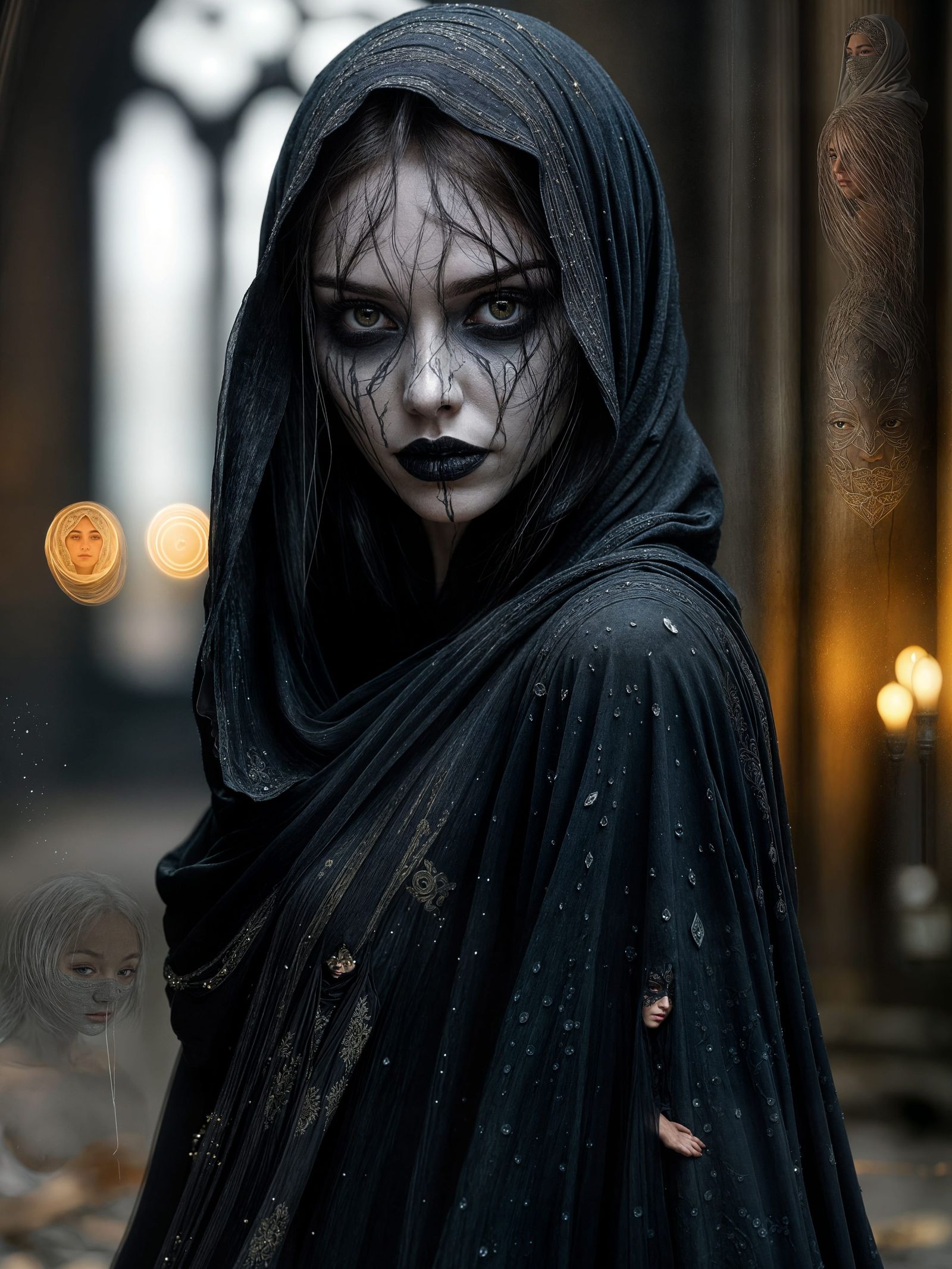 Esherah Battles Dark Magic in Ancient Cathedral