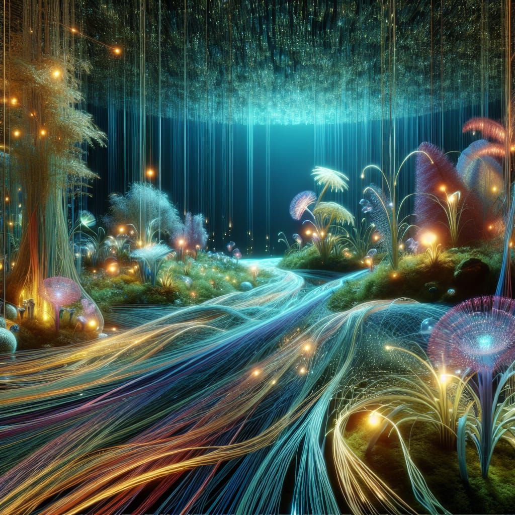 Digital Cybernetic Utopia Beneath the Ocean Surface