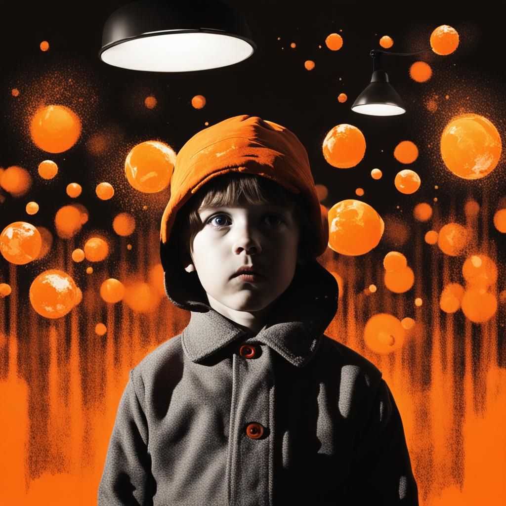 Child of Vibrant Light and Movement