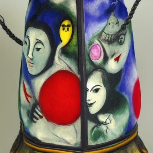 Vampire Lanterns Inspired by Ensor and Chagall