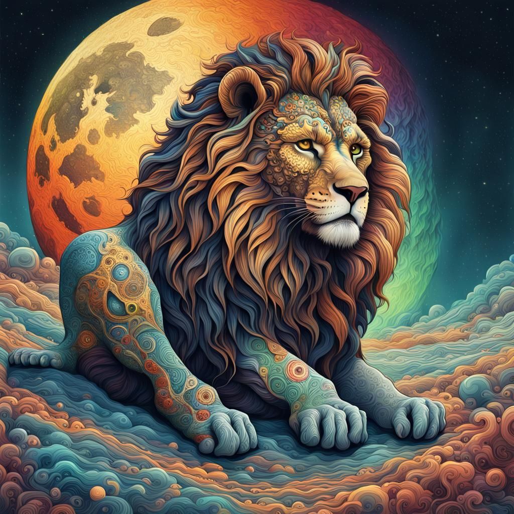 Regal Hybrid Seated Amidst Celestial Company