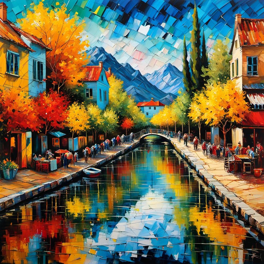 Chaotic Masterpiece Under Golden Ratio Inspired by Impressio...