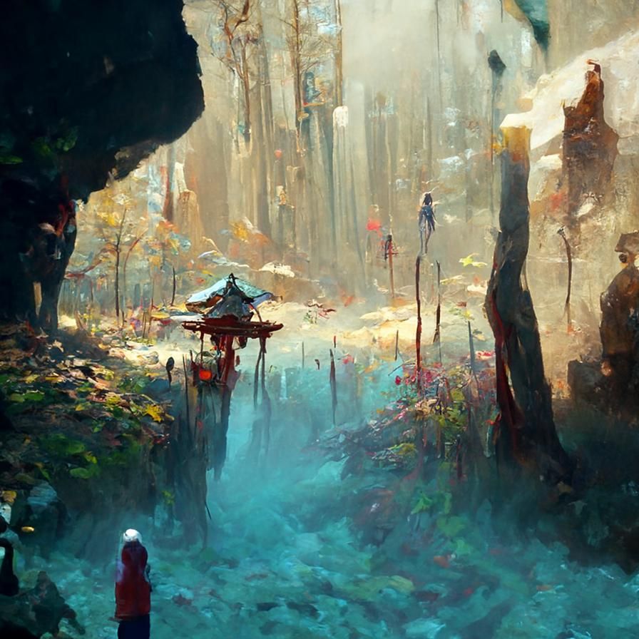Ethereal Forest of Mysterious Wonders