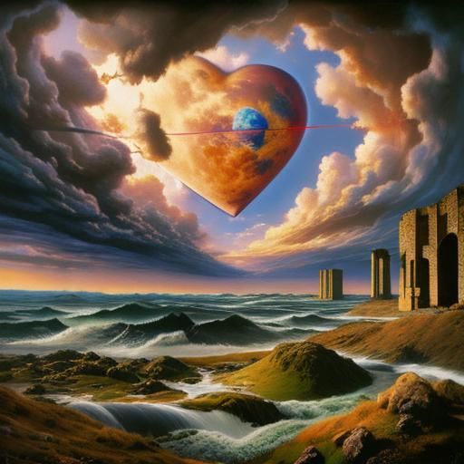 Cosmic Harmony in Vibrant Colors