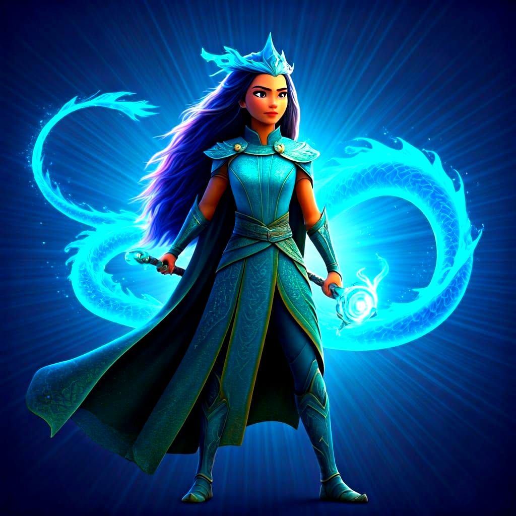 Raya Superheroine Form Alt Design