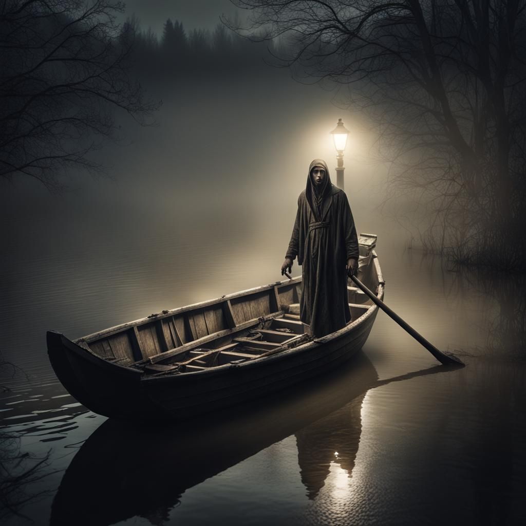 Ferryman come to collect