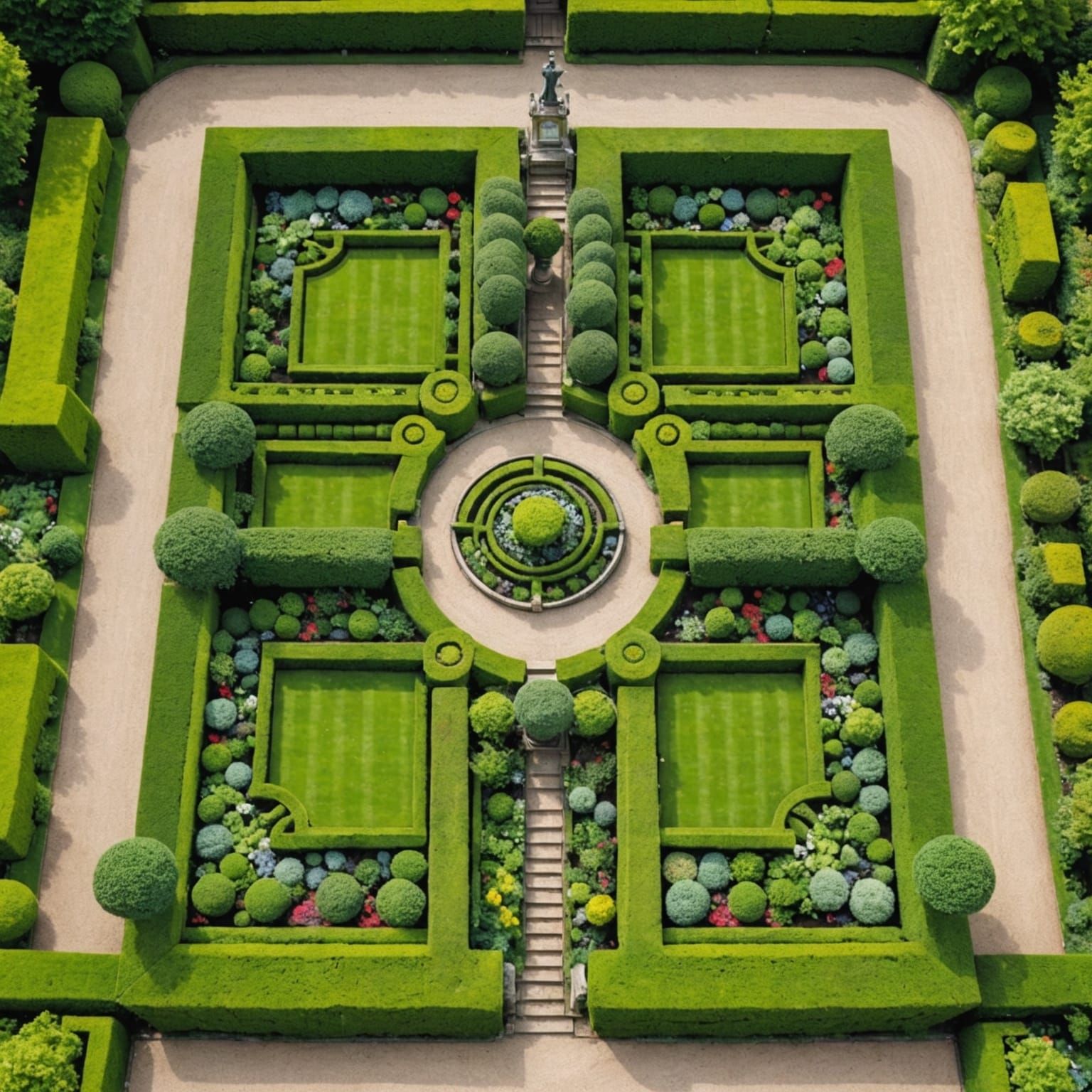 Symmetry in a Timeless Formal Garden