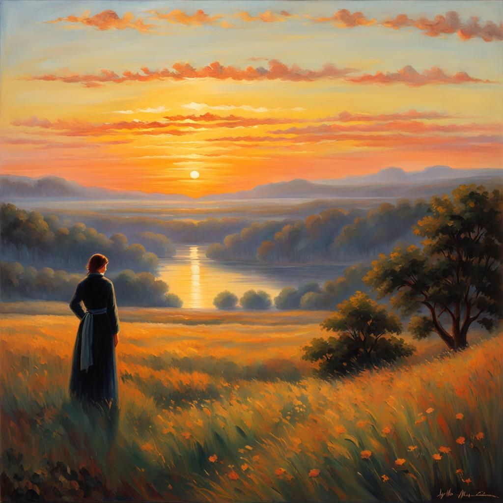 Dawn's Longing Serenade in Ethereal Splendor