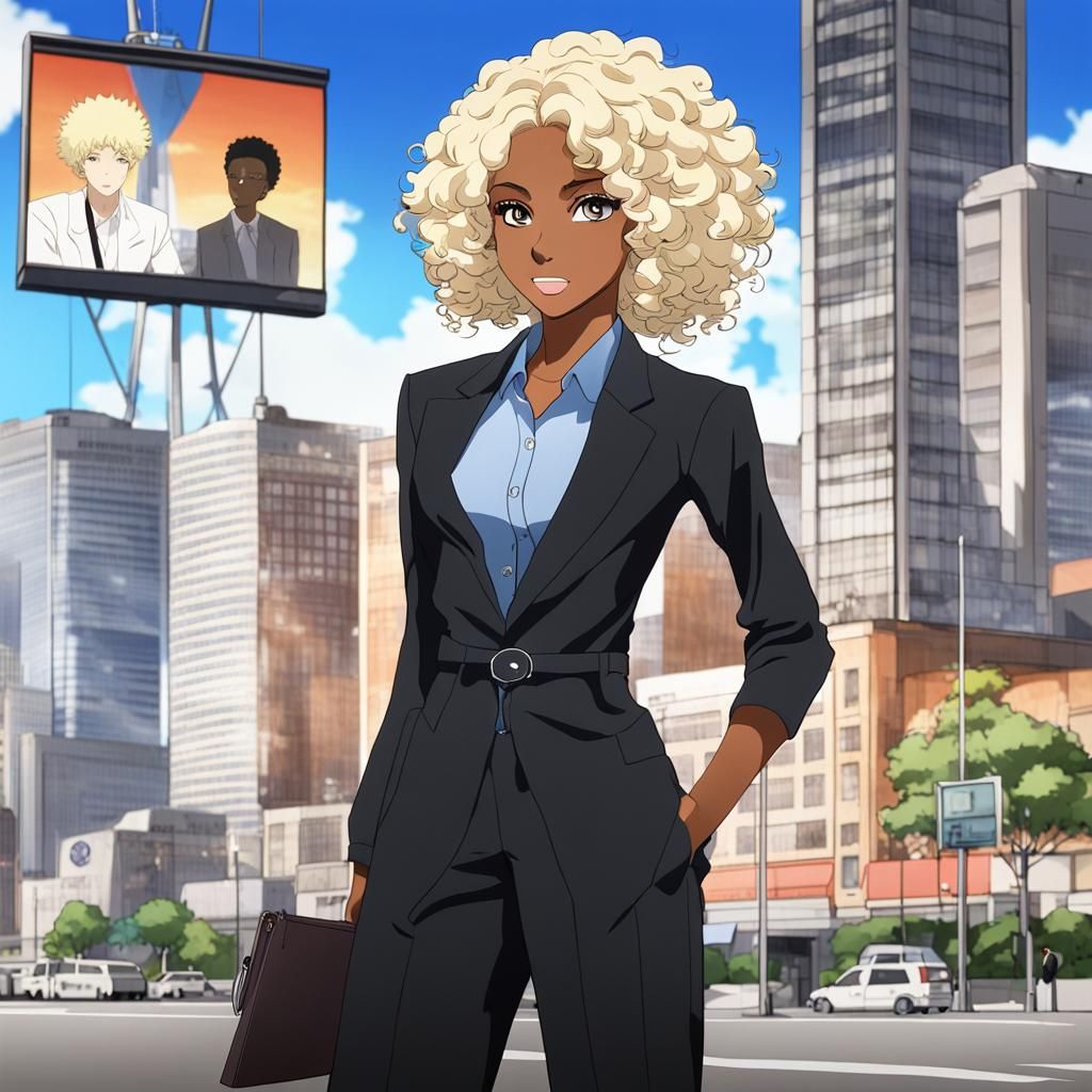 Anime News Reporter with a Modern Twist