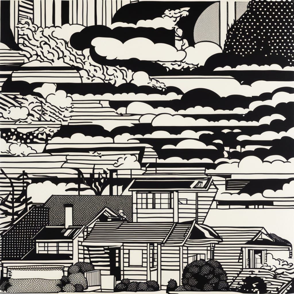 Pop Art Portrait in Lichtenstein Style