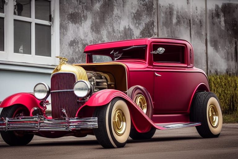 1920s Luxury Lowrider in Ornate Style