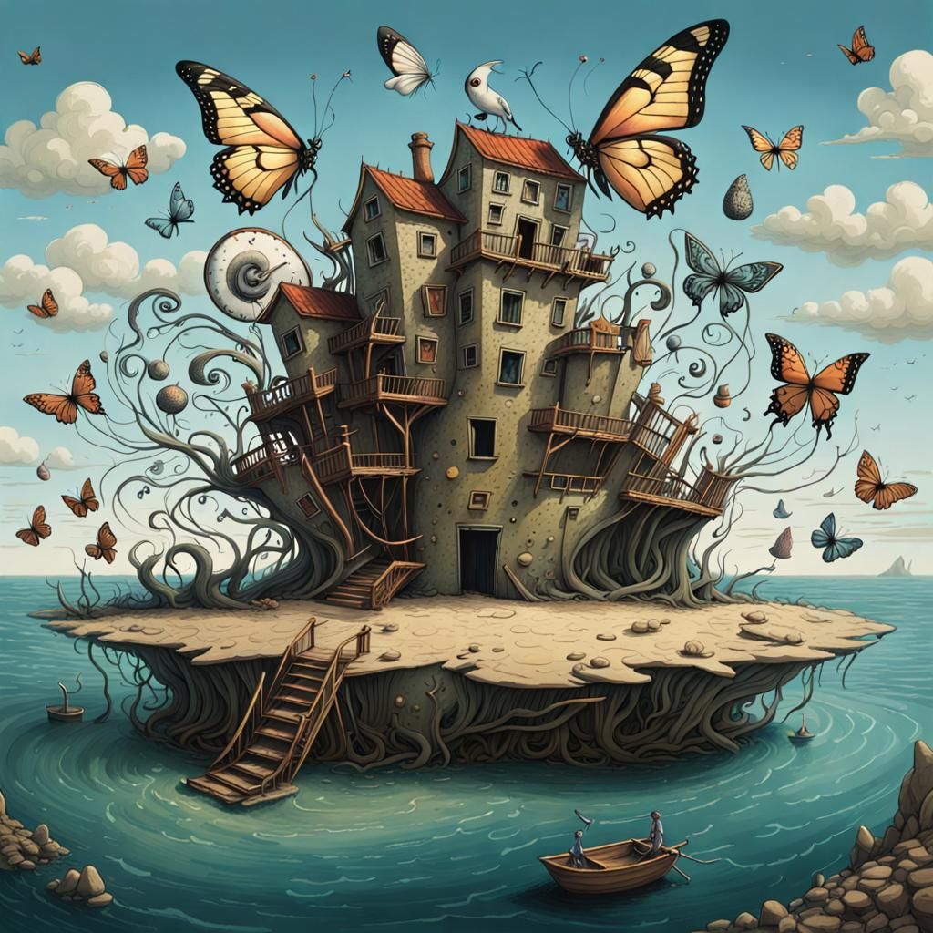 Surrealist Dreamscape in a Sea of Mediocrity