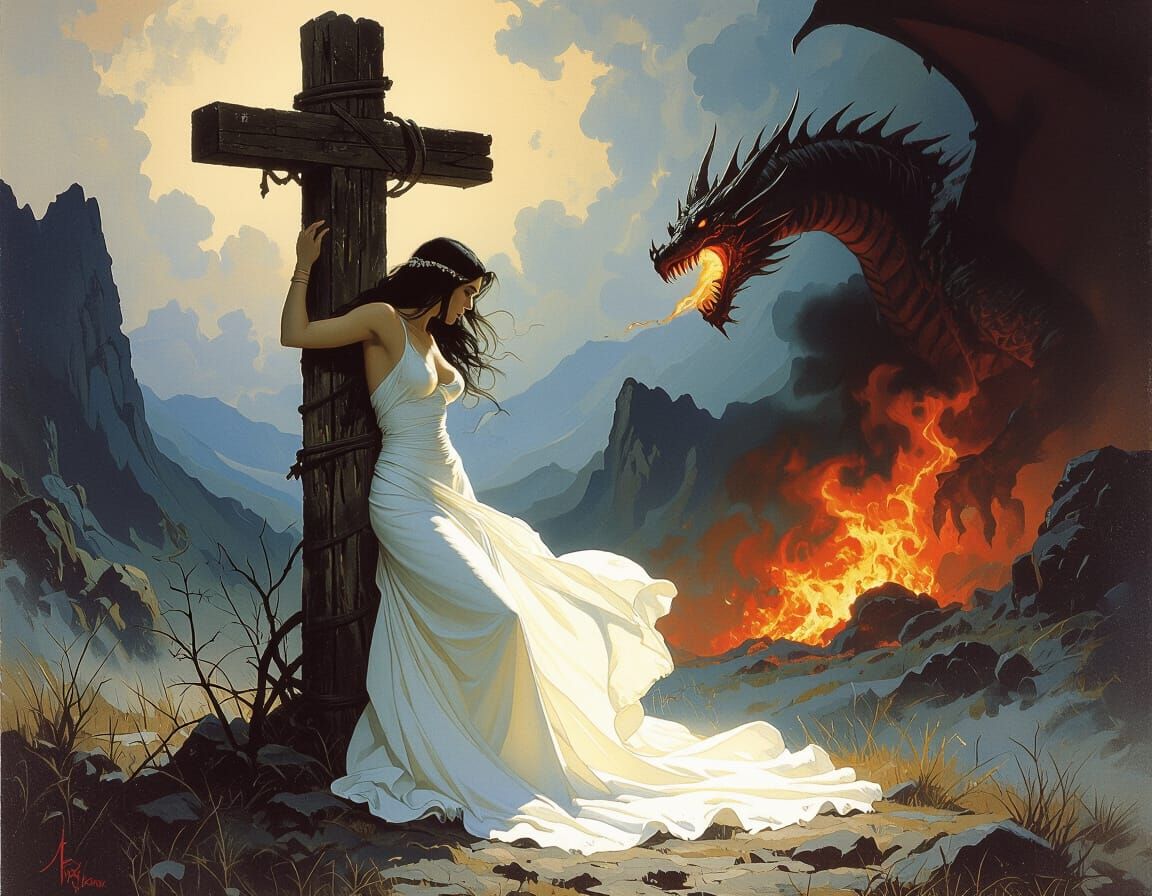 Dragon's Shadow: A Fantasy Maiden's Peril