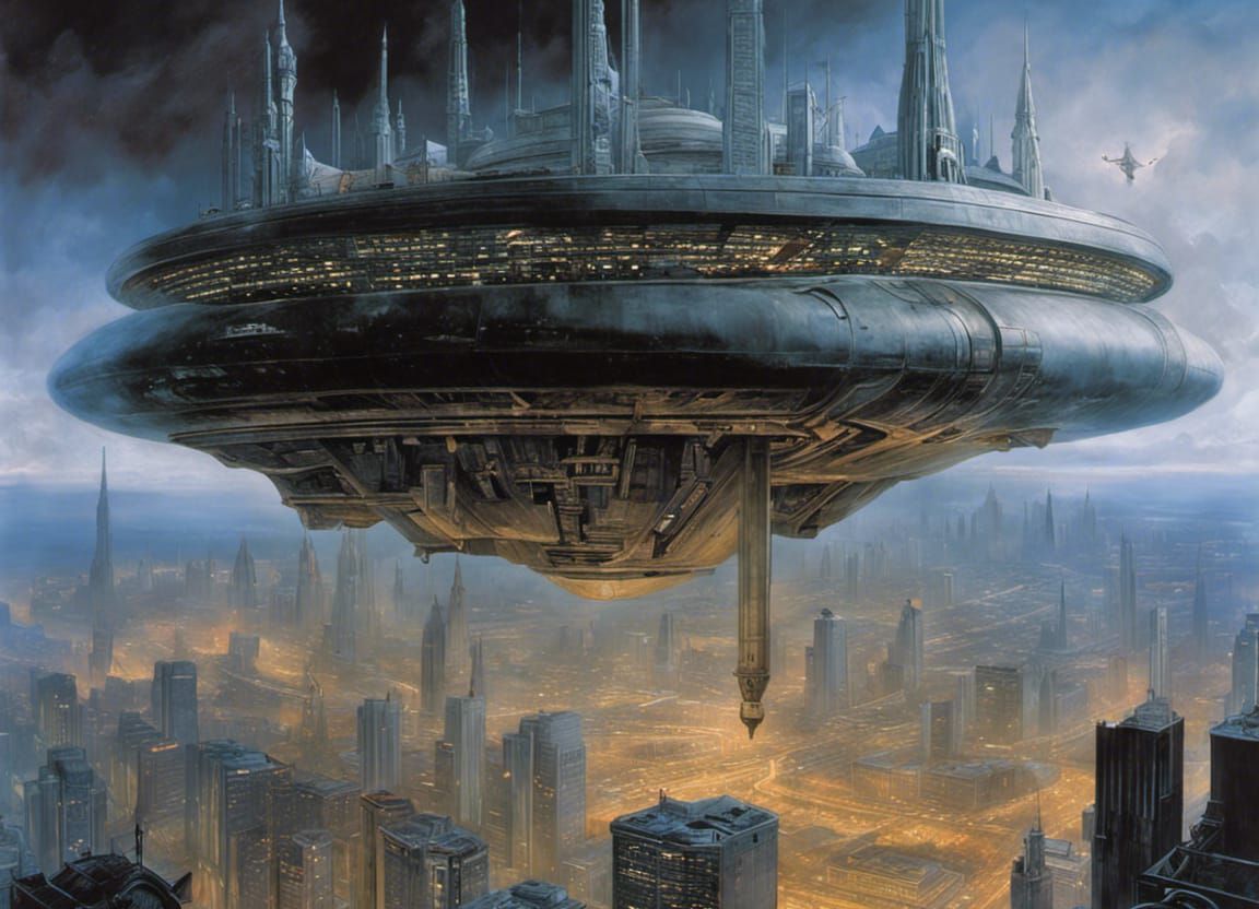 Cities Floating Amongst Clouds