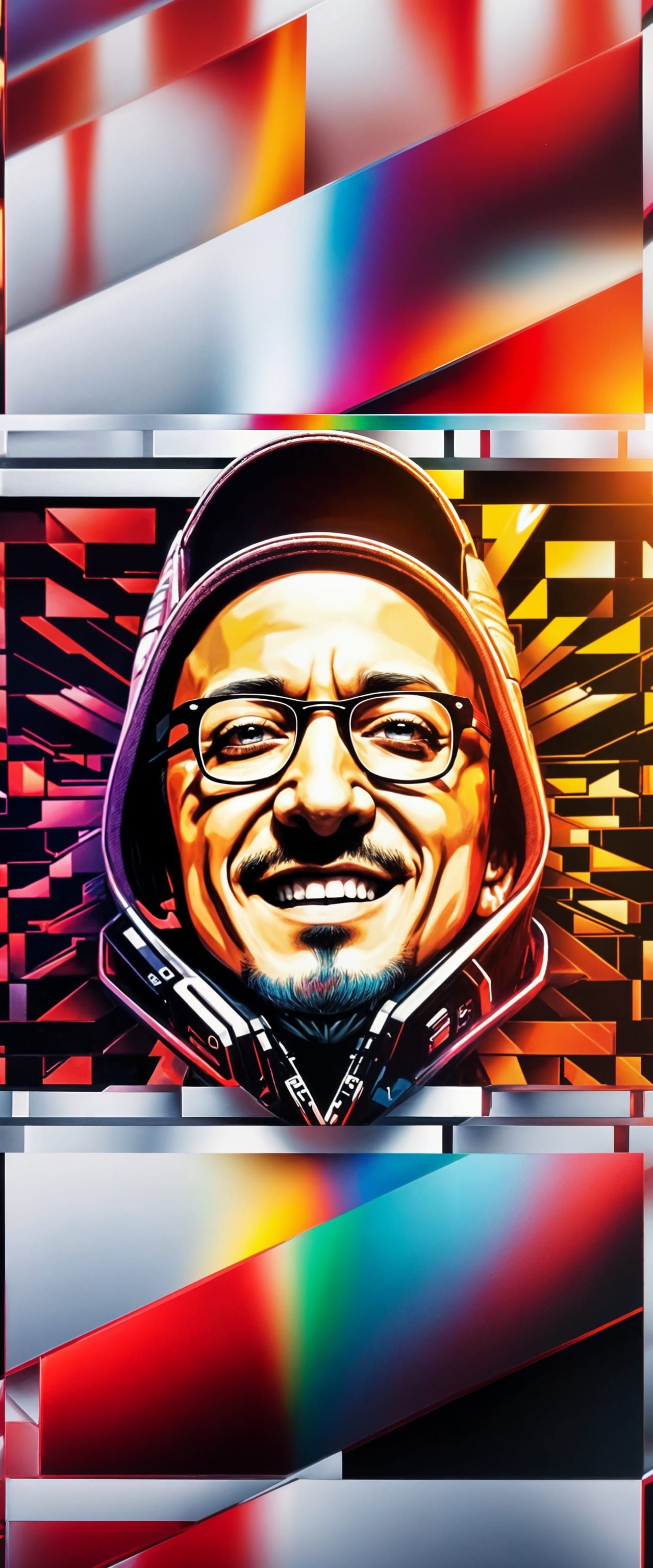 Majestic Tribute to Chester Bennington in Hyperrealistic Spl...