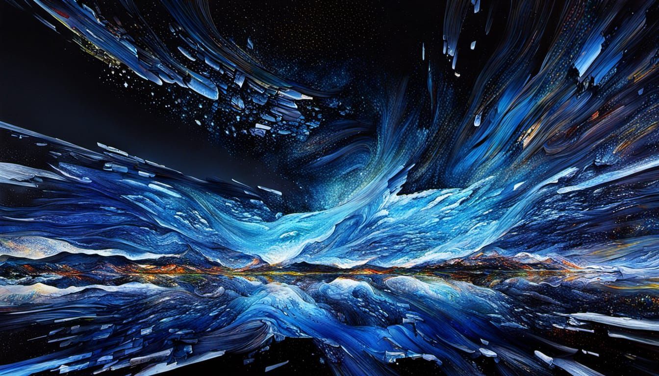 Vibrant Digital Art in Interactive Style