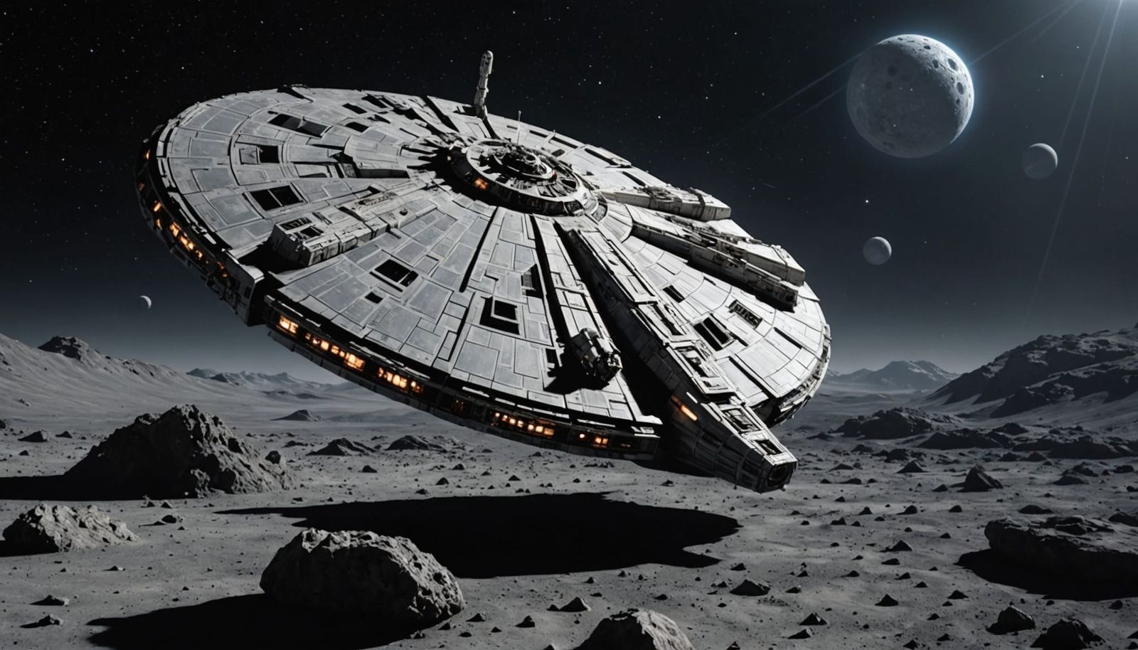 A Galactic Icon on a Rocky Outpost