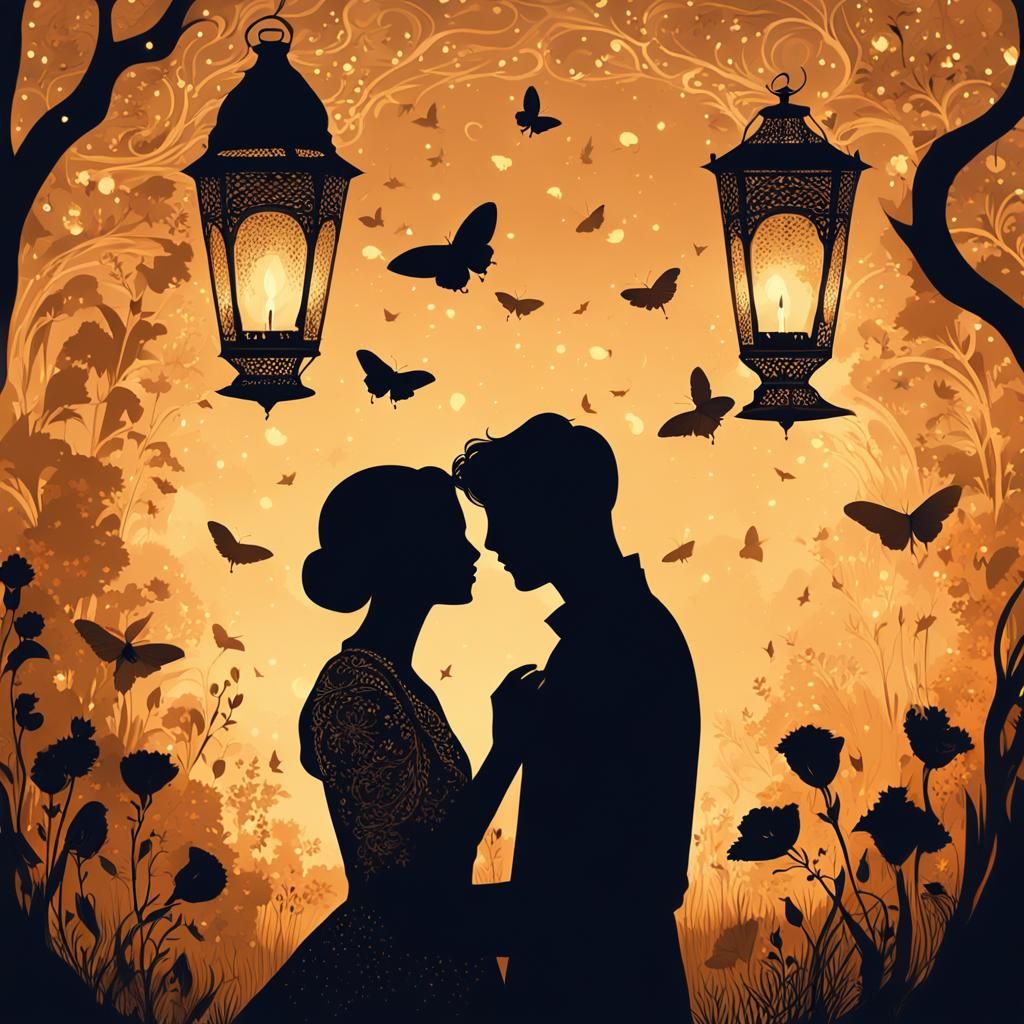 Dreamy Romanticism in Golden Hour