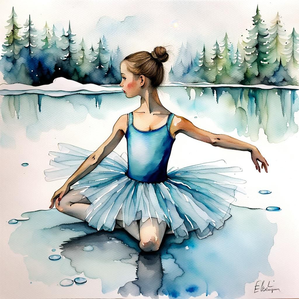 ballerina on the ice