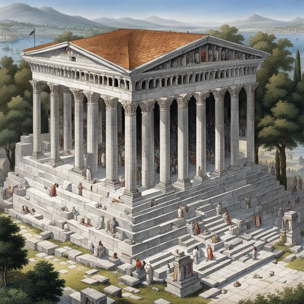 Ancient Greek Mausoleum in Turkish Architecture