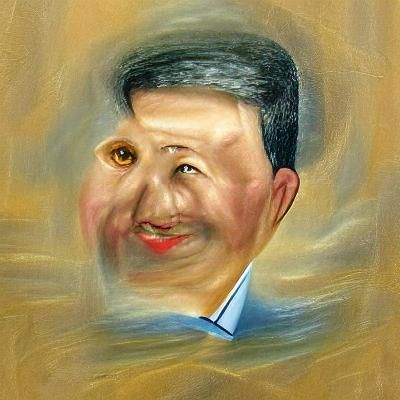 Xi Jinping Portrait in Realistic Style