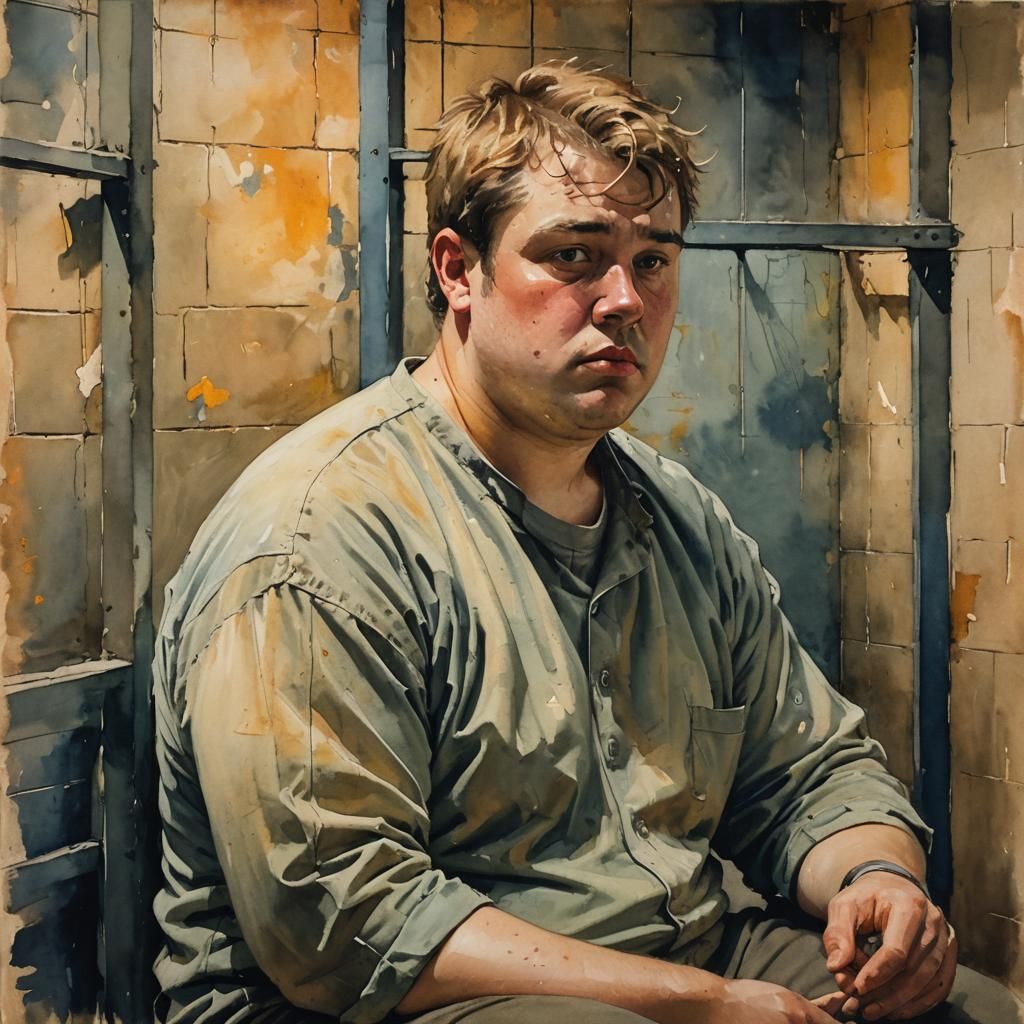 Vulnerable Prisoner in Warm Golden Light