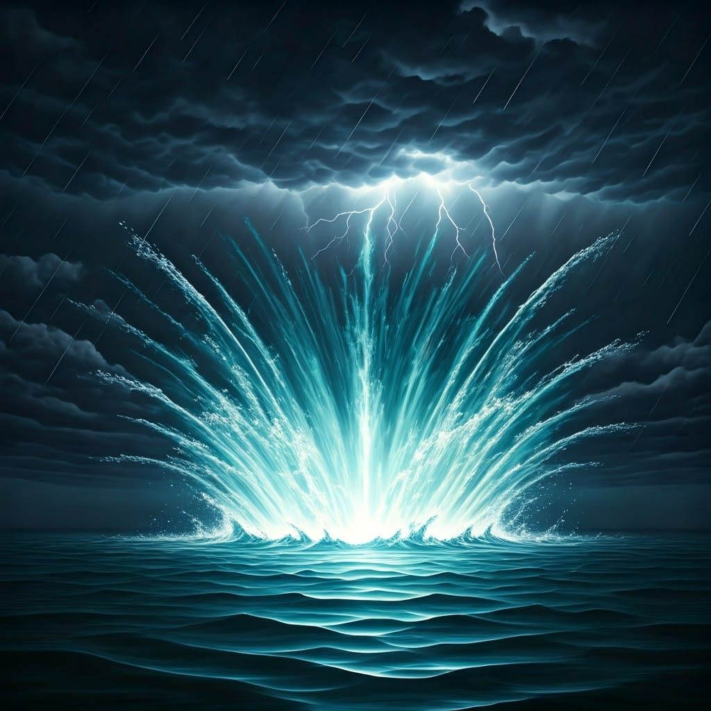 Swirling Vortex of Primal Fury Erupts from the Earth's Core