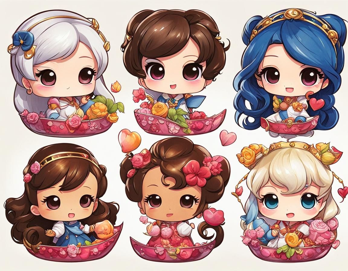 Chibi Sailor Moon Anime Watercolor Masterpiece