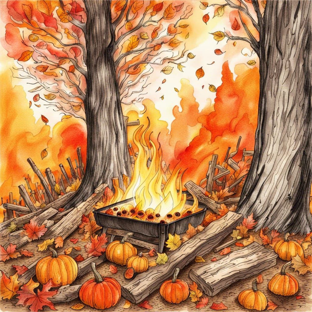 Autumn Bonfire