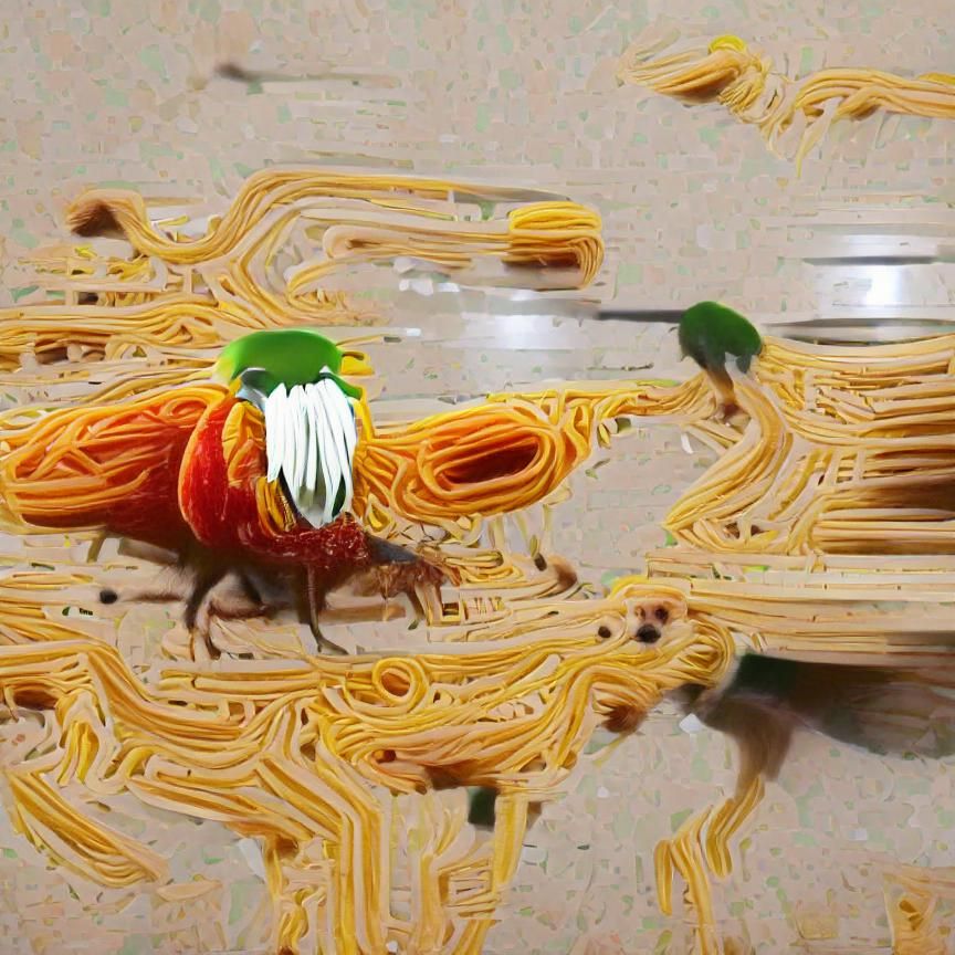 Nostalgic Italian Cuisine Scene in Watercolor