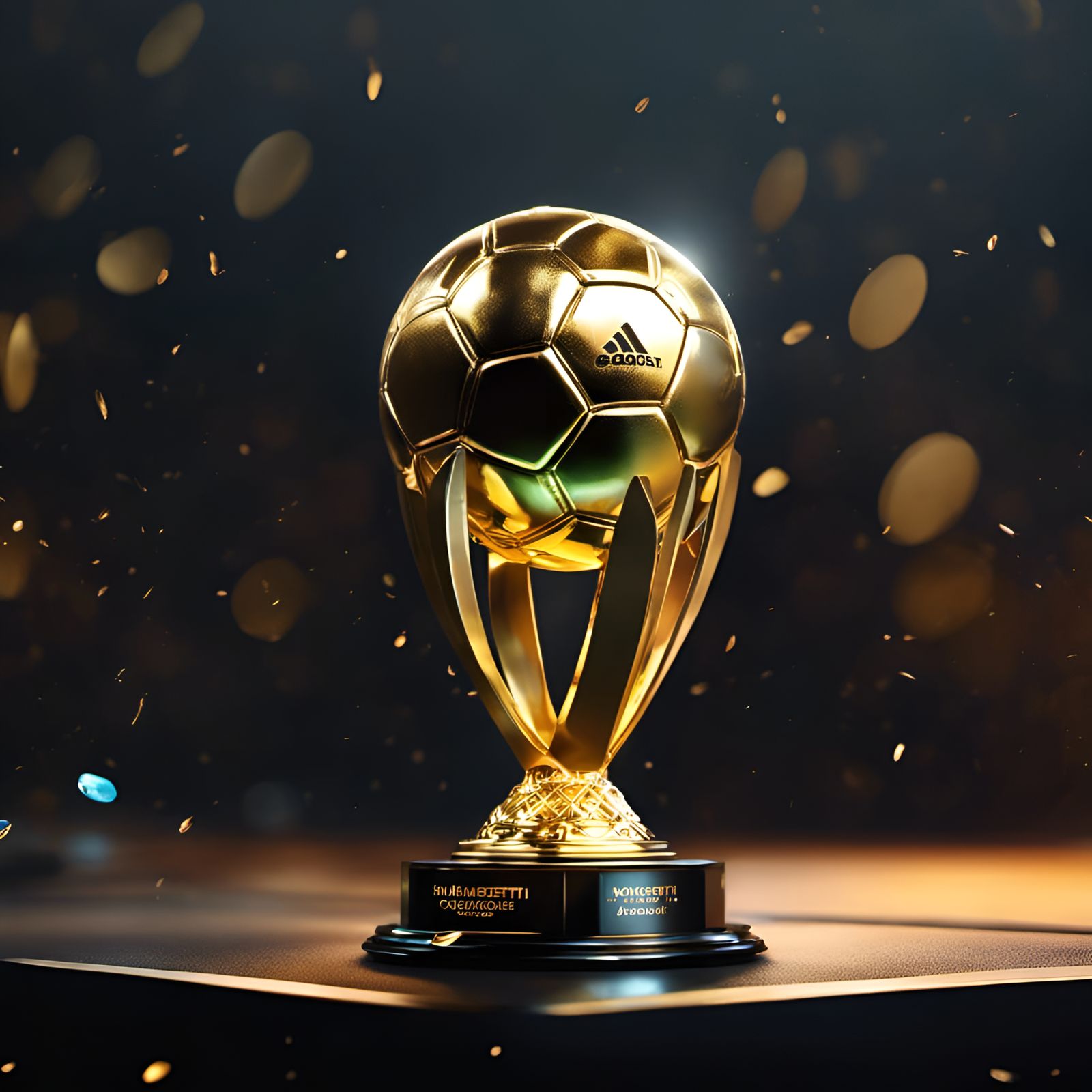 Trophy for the winner in football ⚽⚽