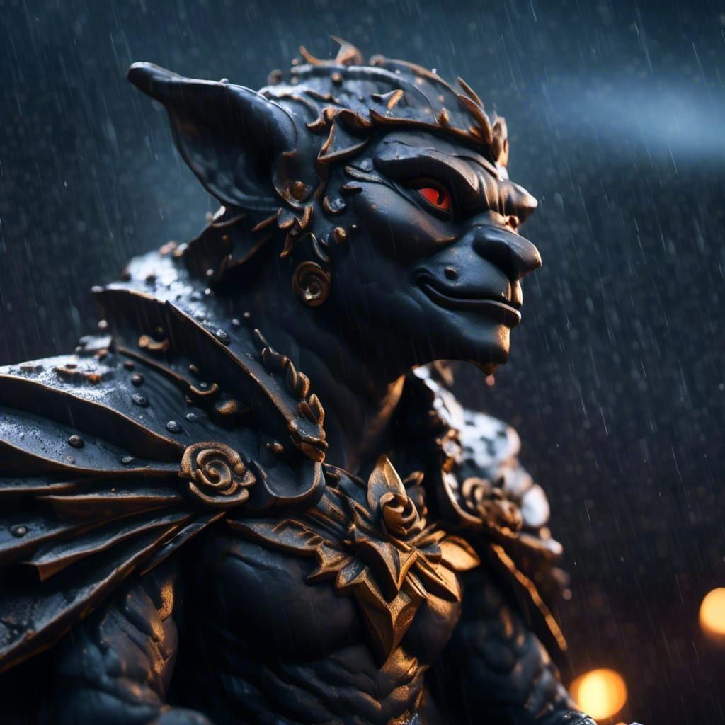 Epic Gothic Gargoyle Portrait