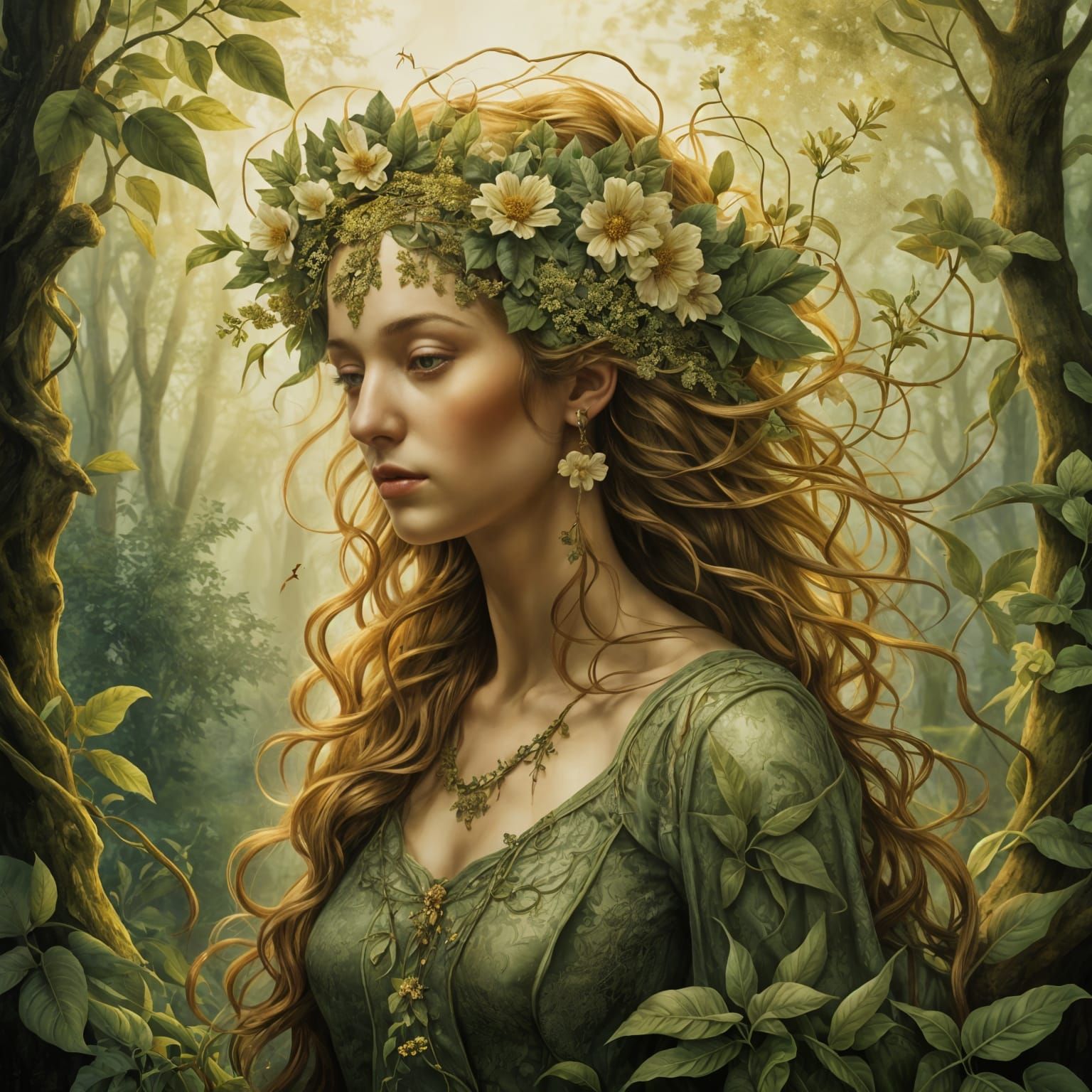 Renaissance Earth Goddess Embodiment