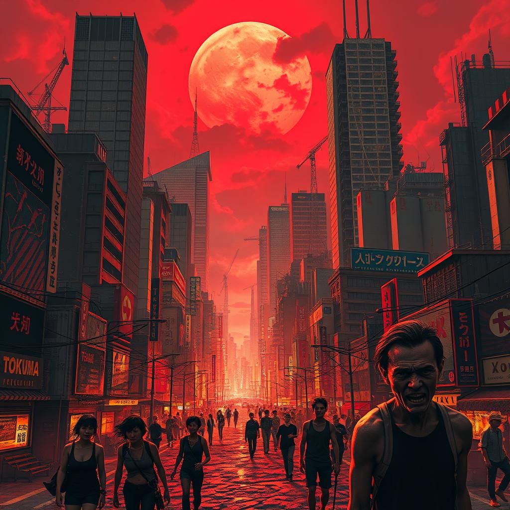 Tokyo in Apocalyptic Chaos: Melting Skyscrapers and Warped R...