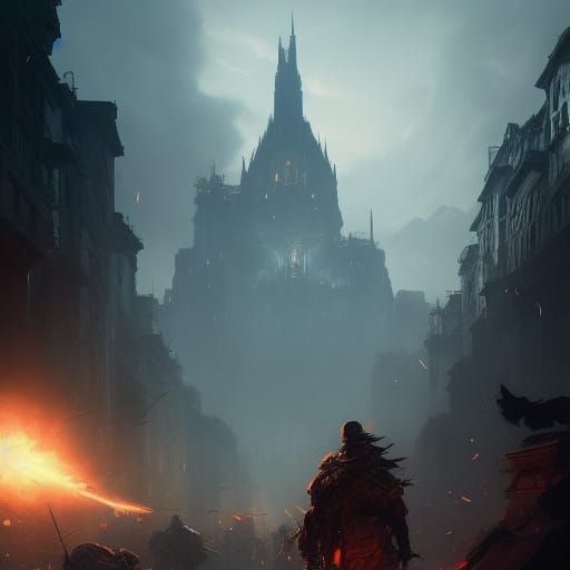 Epic Dark Fantasy Epic, a Masterpiece of Concept Art