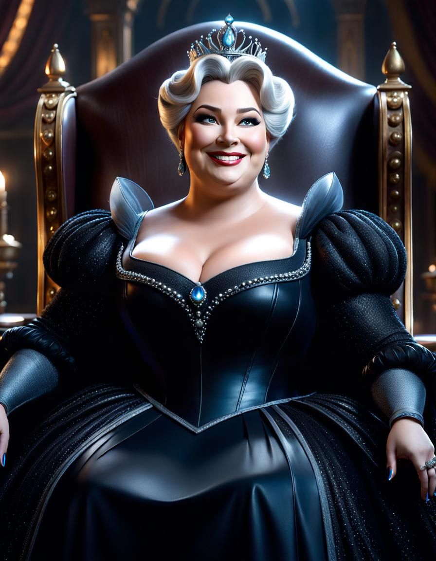 Dark Fantasy Cinderella Portrait, 40 Years Old, Unveiled