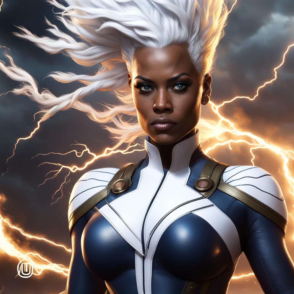 Storm with a White Mohawk Soars Through a Tornado