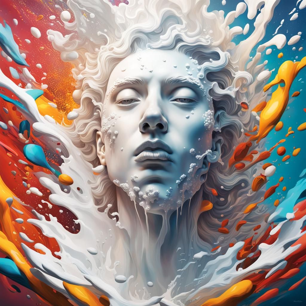 Surreal Artwork with Intricate Details and Dramatic Lighting