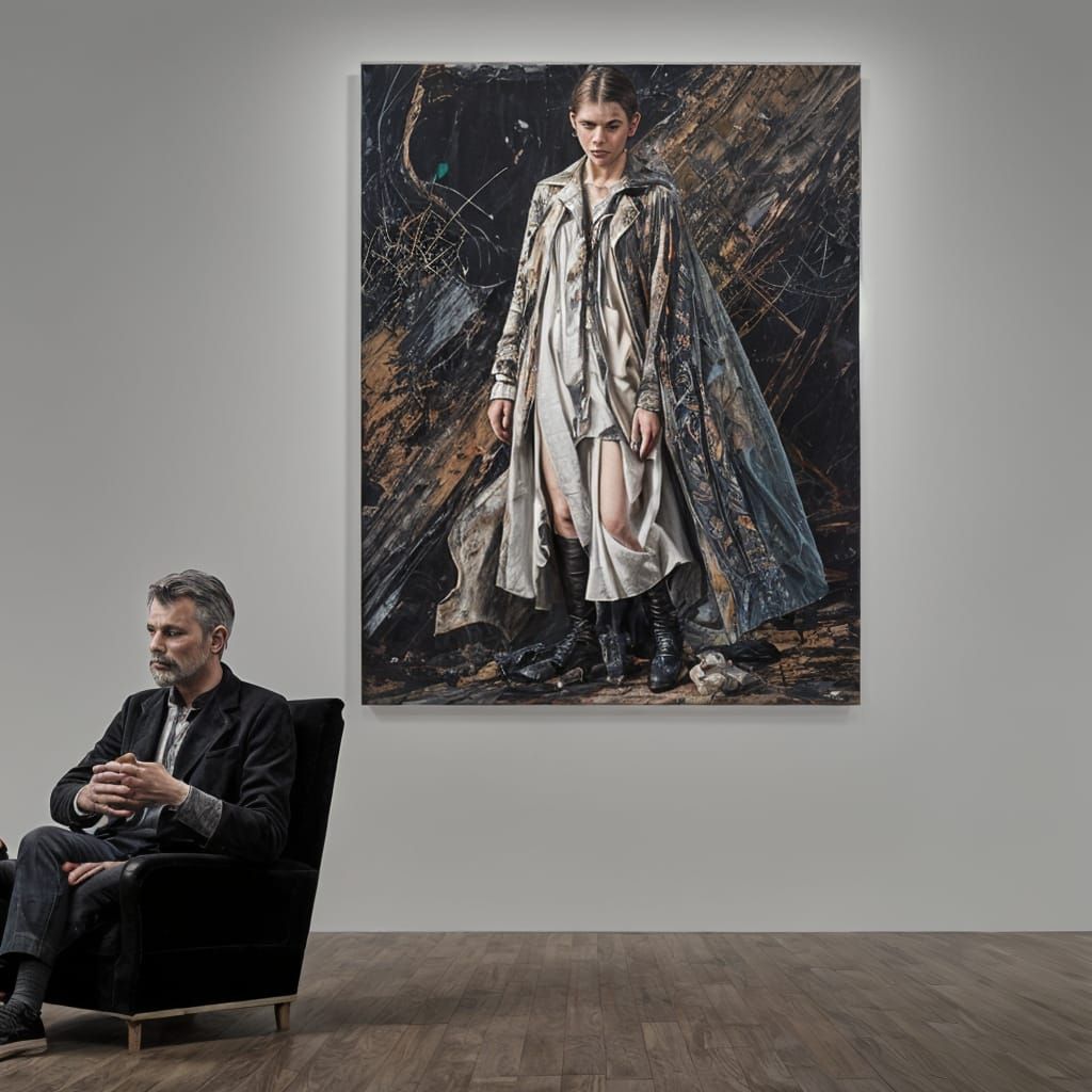 Technicolor Fabrics over Glazed Surfaces in Soft Light