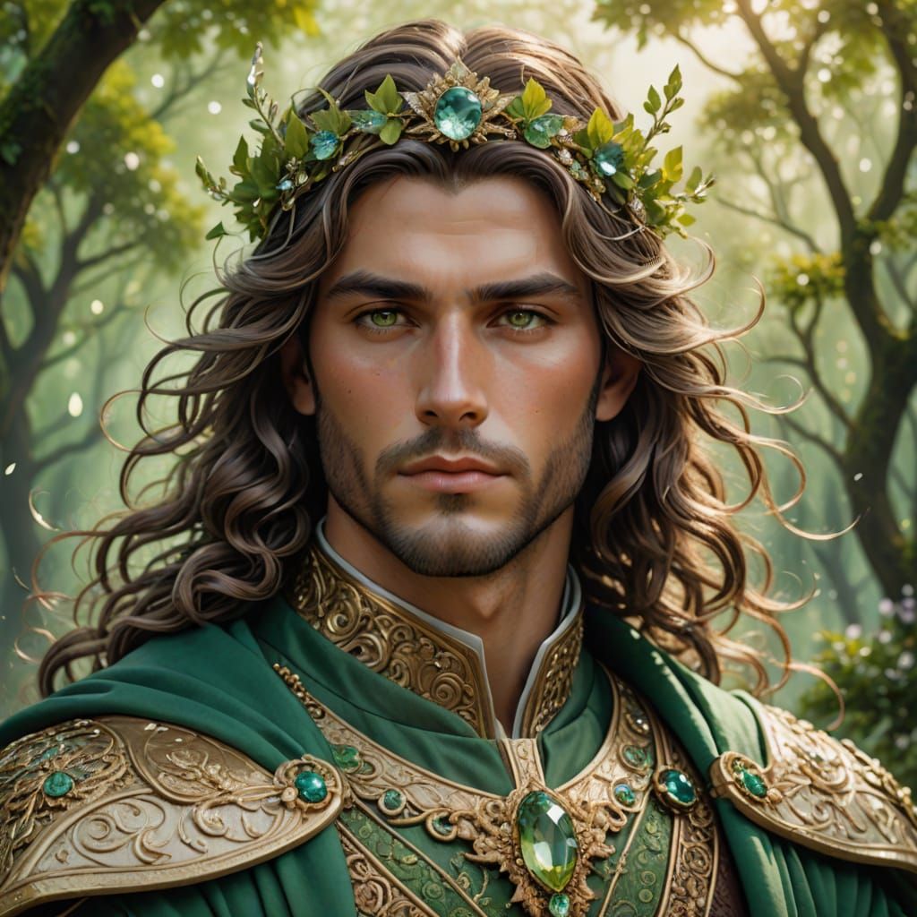 Zephyr, God of Spring Winds: Close Portrait