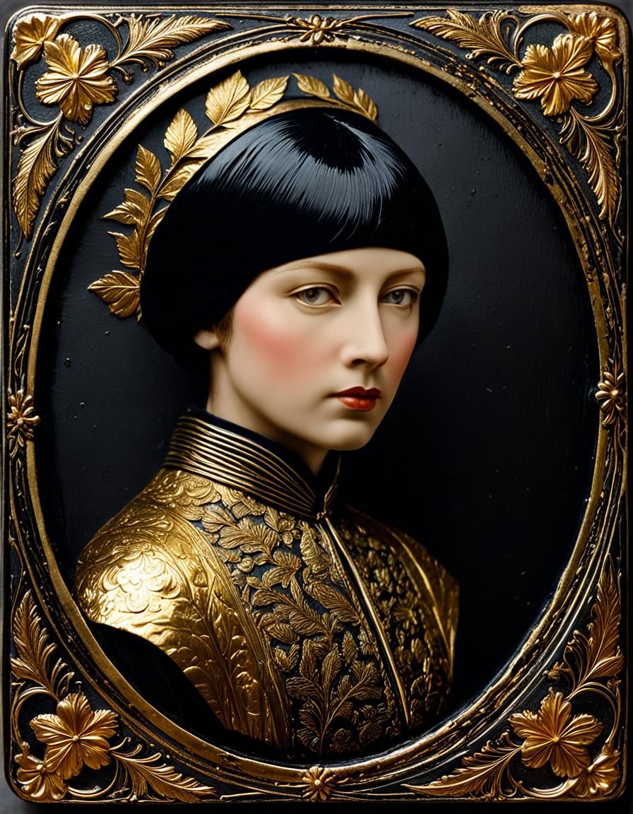 Magnificent Embossed Crone Ikon