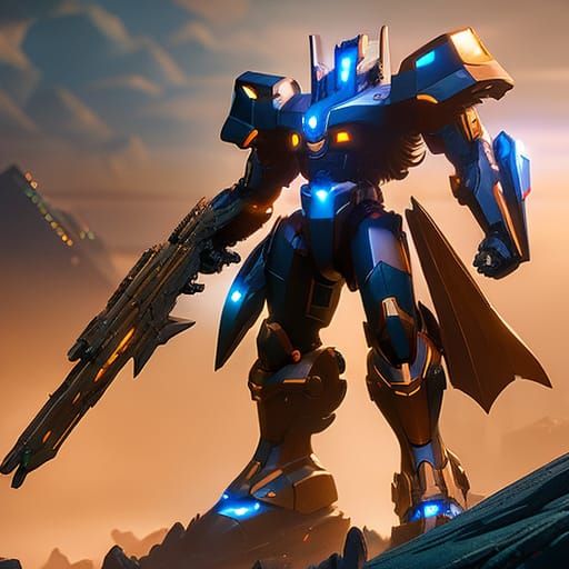 Cyberpunk Mech Revealed in Dazzling Studio Ghibli-Inspired A...