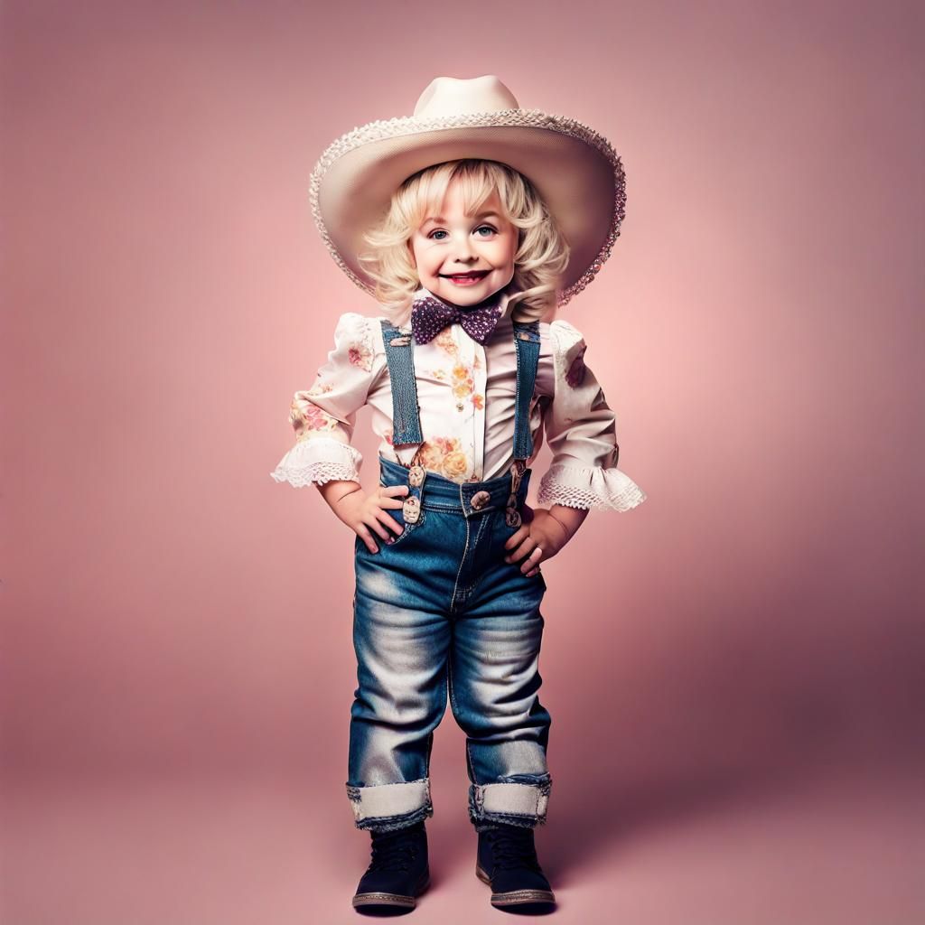 Dolly Parton as a Sweet Young Girl