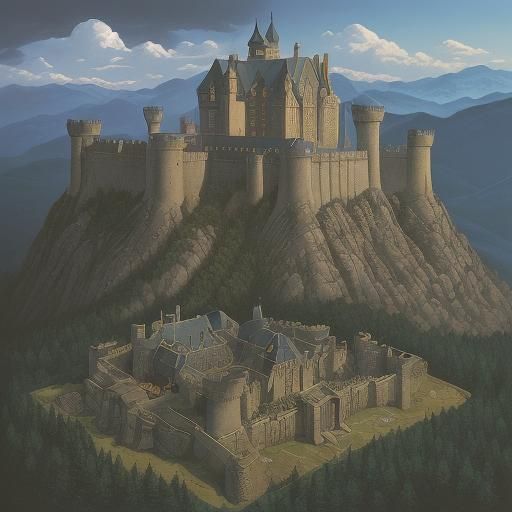 Surreal Modern Castle Dominates Mountain Plateau