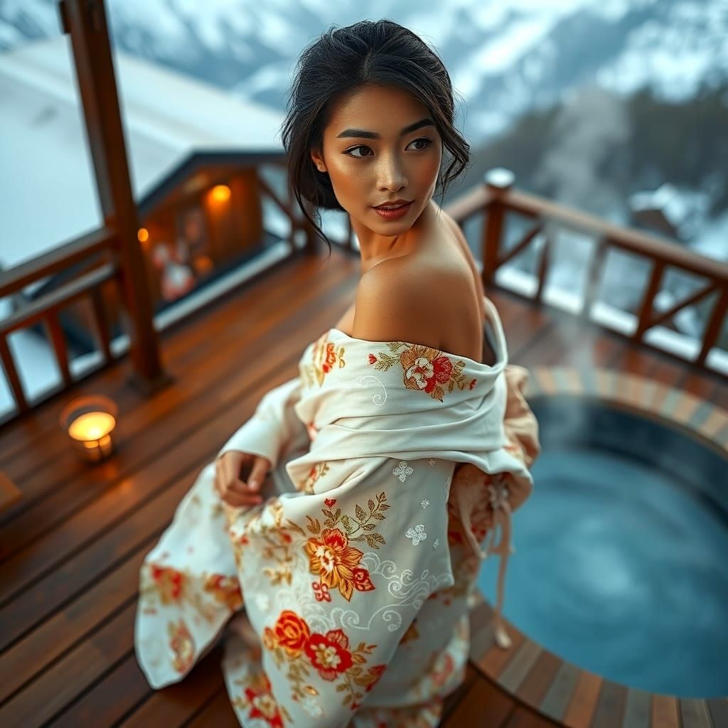 Ethereal Beauty in Traditional Splendor