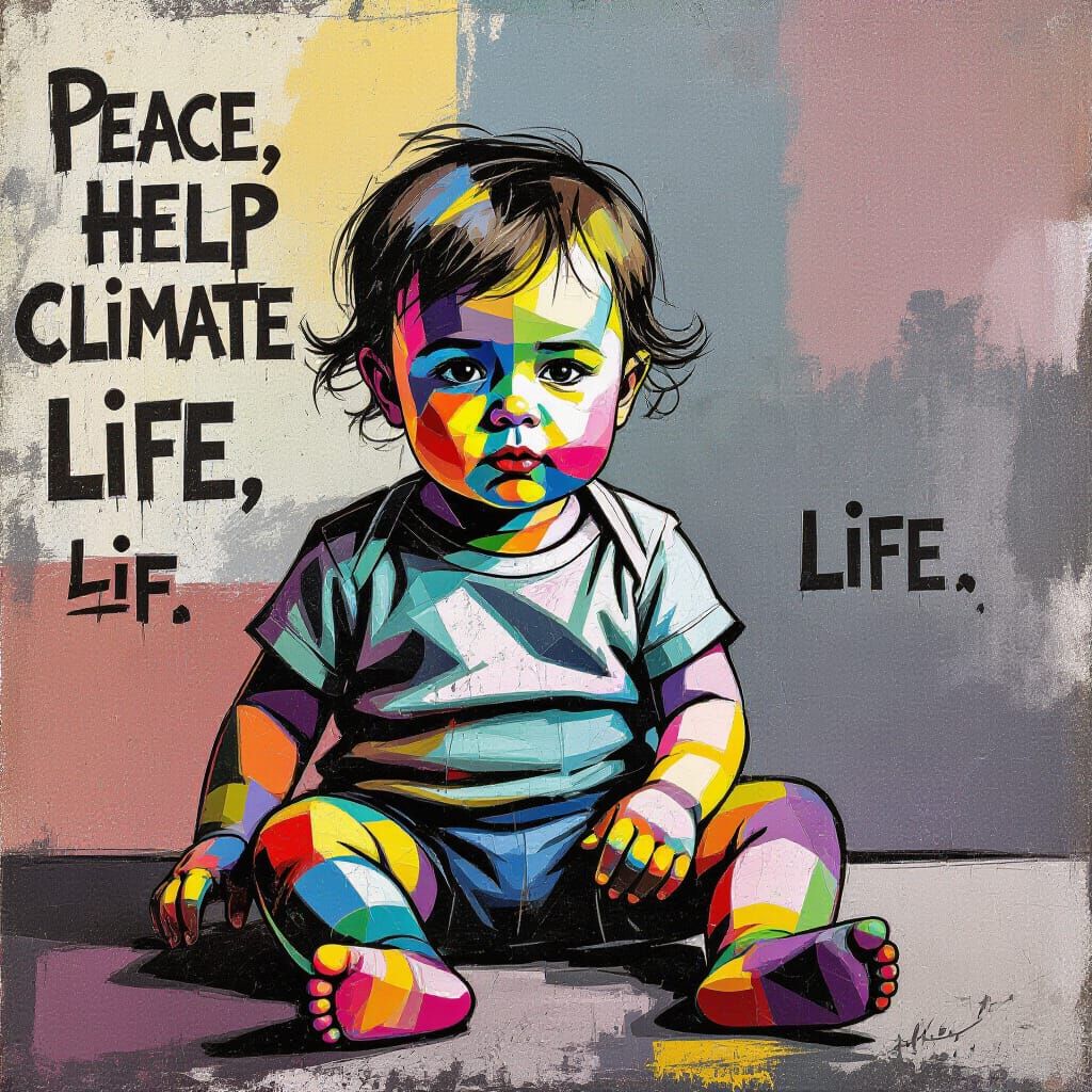 Peace please for the little toddlers all around the world !