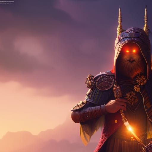 Elegant Wizard in Cinematic Attire