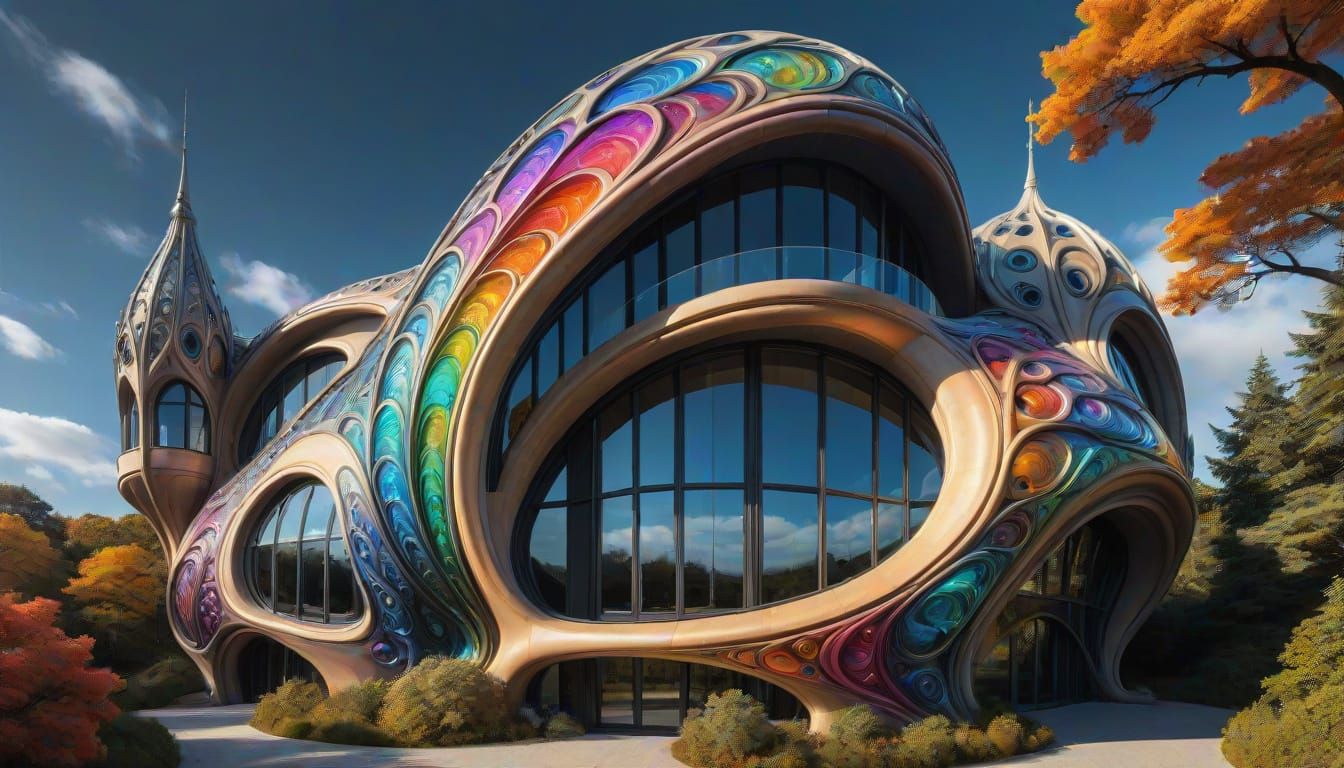 Fantasy architectural piece