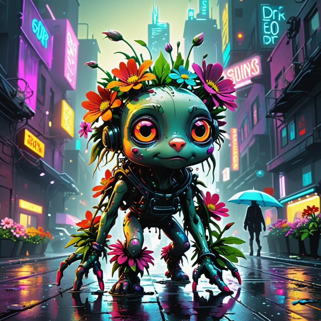 Whimsical Urban Fairy Tale Creature Struts Down the Catwalk...