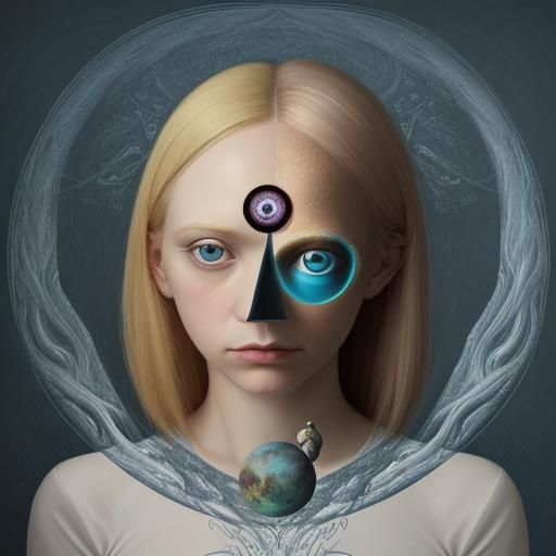 Surrealist Art Featuring Hidden Symbolism and Optical Illusi...